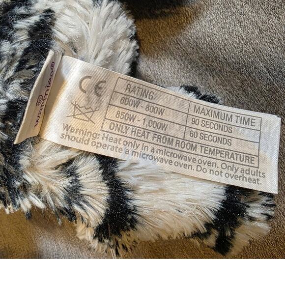 Zebra WARMIES Full Size 13" Microwavable Plush Stuffed Animals Soft & Cuddly - Picture 5 of 5